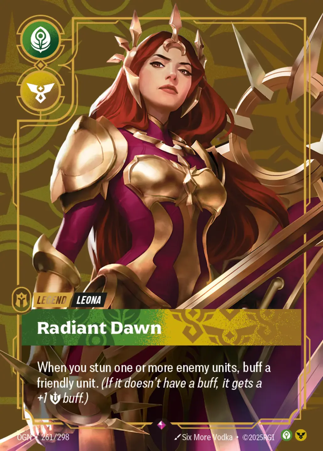 Leona - Radiant Dawn - 261/298 (OGN) Rare