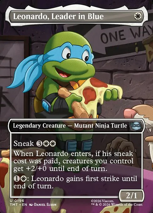 Leonardo, Leader in Blue [ #0196 Scene Borderless ] (TMT-U) - Image 2