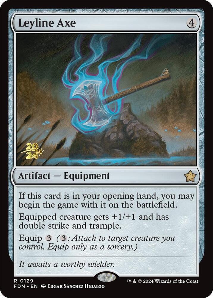 Leyline Axe [#0129] (FDN-R-PRE)