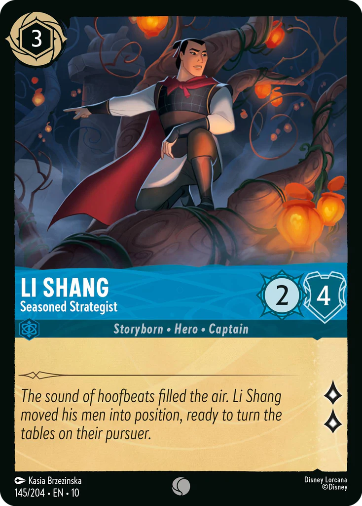 Li Shang - Seasoned Strategist (145/204 - Whispers in the Well) Common