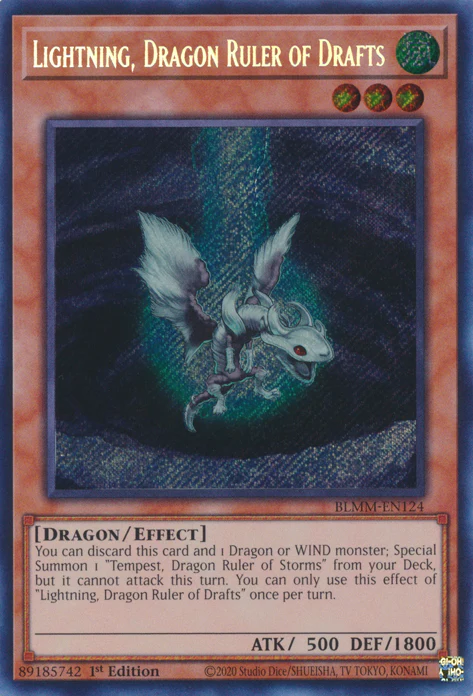 Lightning, Dragon Ruler of Drafts (BLMM-EN124)