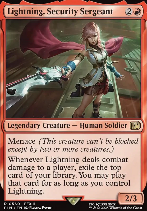 Lightning, Security Sergeant [ #0560 Starter Kit ] (FIN-R)