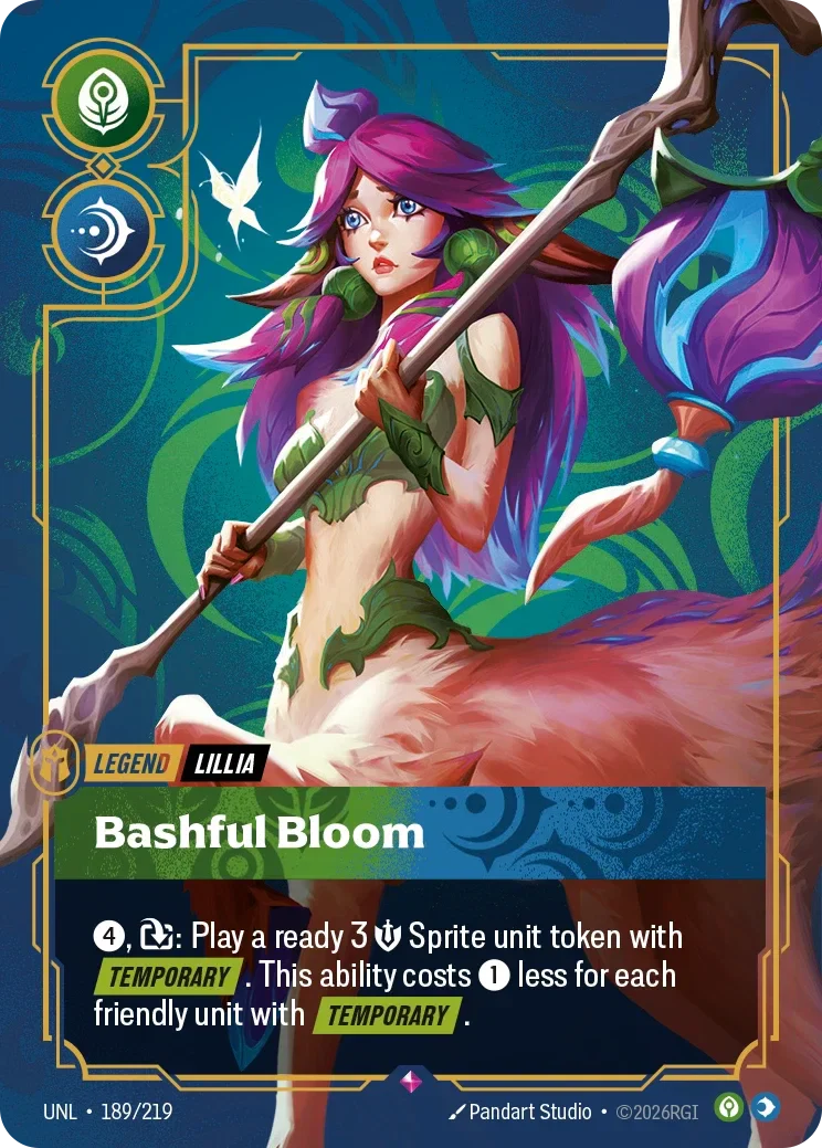Lillia - Bashful Bloom - 189/219 (UNL)  Rare