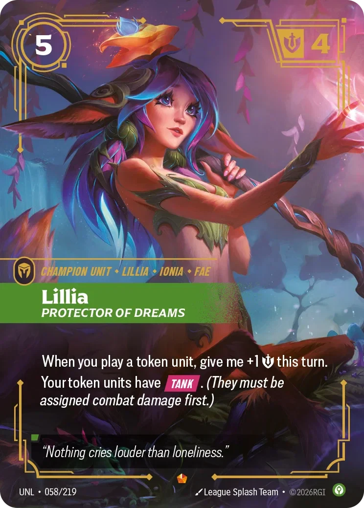Lillia - Protector of Dreams - 058/219 (UNL)  Epic
