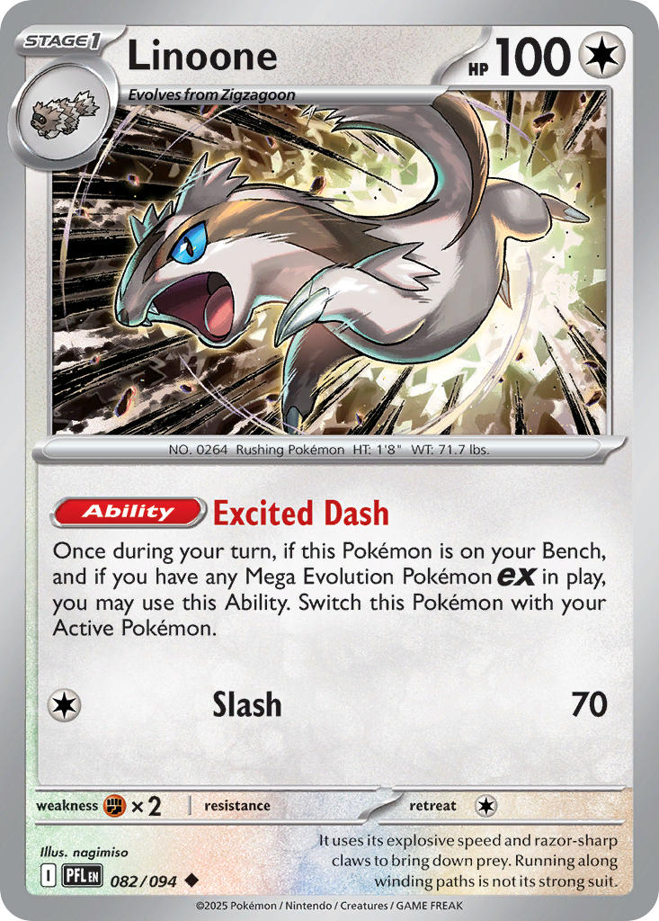 Linoone - 082/094 (PFL) Uncommon