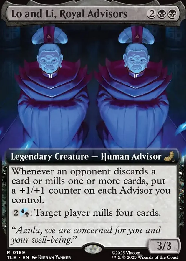 Lo and Li, Royal Advisors [ #0189 Extended Art ] (TLE-R) - Image 2