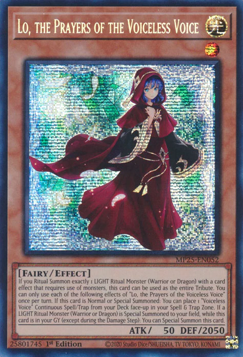 Lo, the Prayers of the Voiceless Voice (MP25-EN052)
