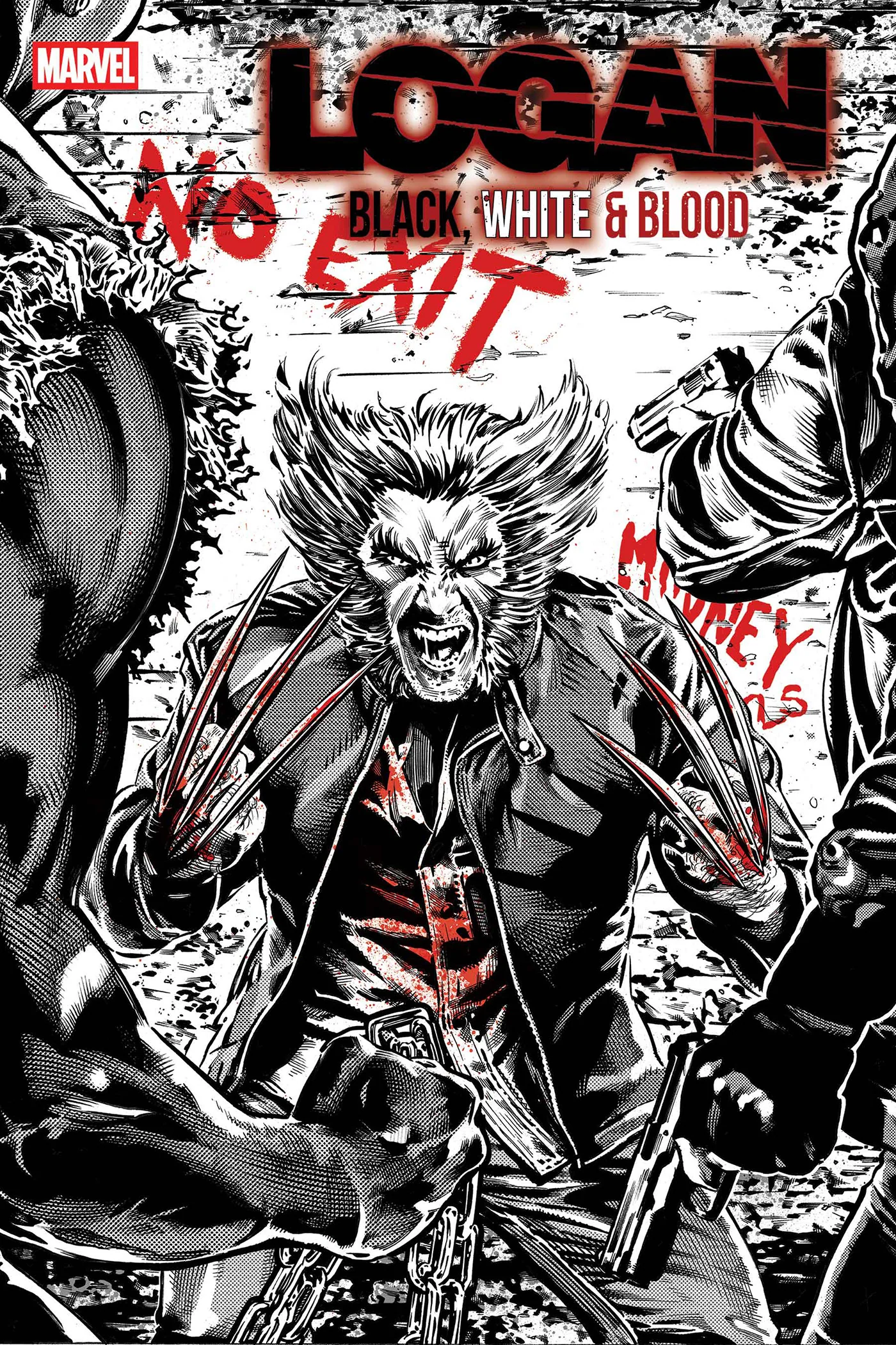 LOGAN: BLACK, WHITE & BLOOD #2 STEPHEN MOONEY VARIANT
