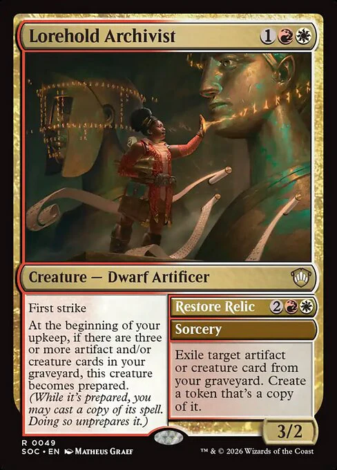 Lorehold Archivist // Restore Relic [ #0049 ] (SOC-R)