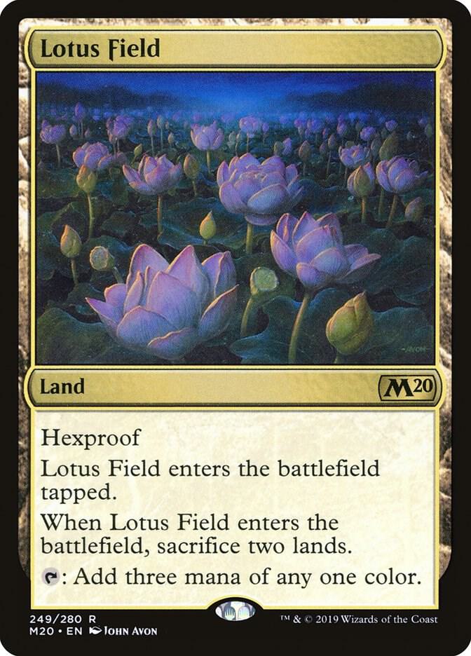 Lotus Field (M20-R) Light Play