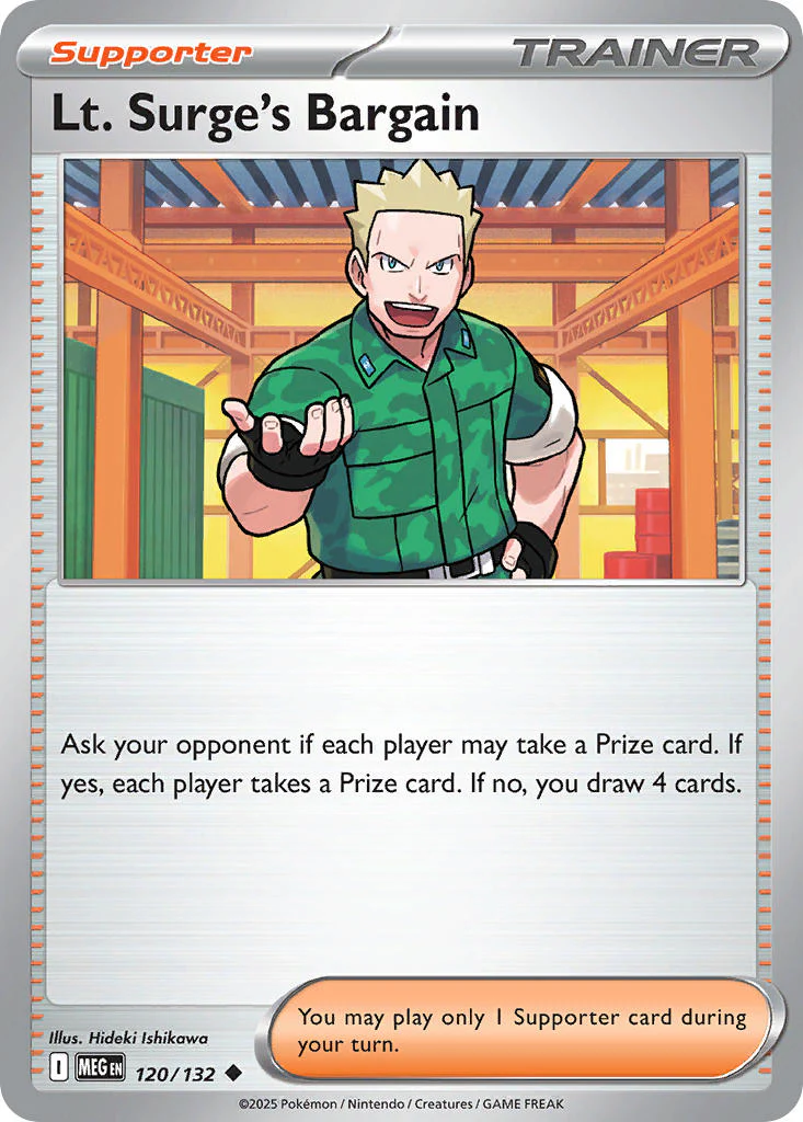 Lt. Surge's Bargain - 120/132 (MEG) Uncommon