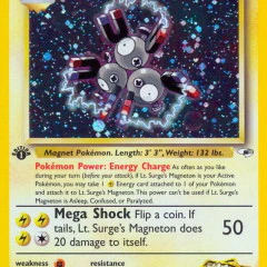 Lt. Surge's Magneton (8/132) Holo Rare - Heavy Play Holofoil