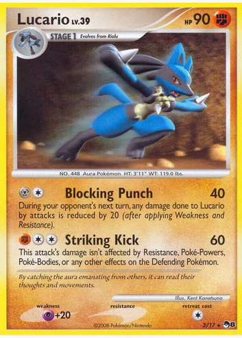 Lucario (002/017) Holofoil  - POP Series 8 (POP)