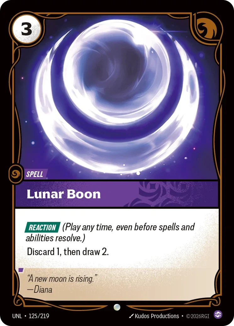 Lunar Boon - 125/219 (UNL)  Common