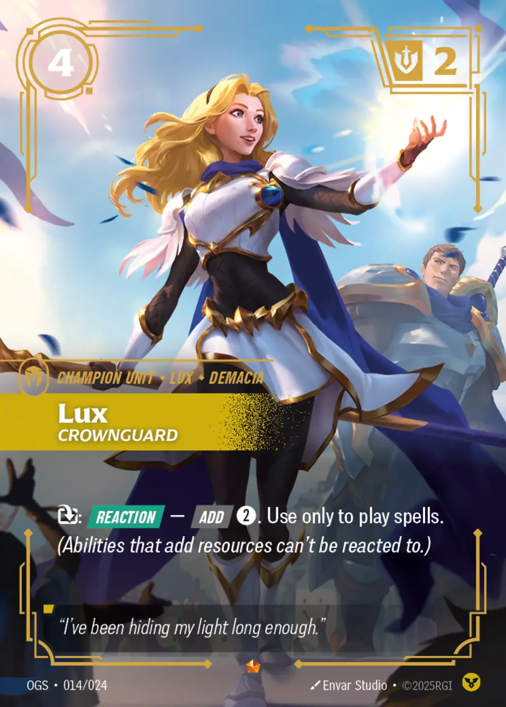 Lux - Crownguard - 014/024 (OGS) Epic