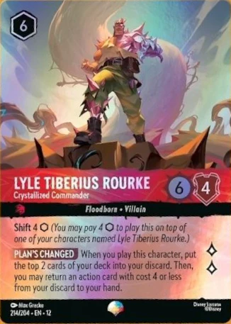 Lyle Tiberius Rourke - Crystallized Commander (Wilds Unknown - 214/204) Epic