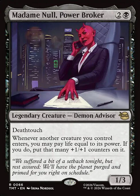 Madame Null, Power Broker [ #0066 ] (TMT-R)