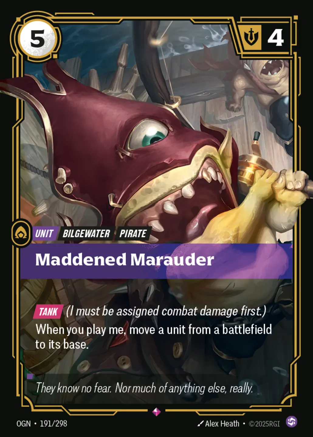 Maddened Marauder - 191/298 (OGN) Rare