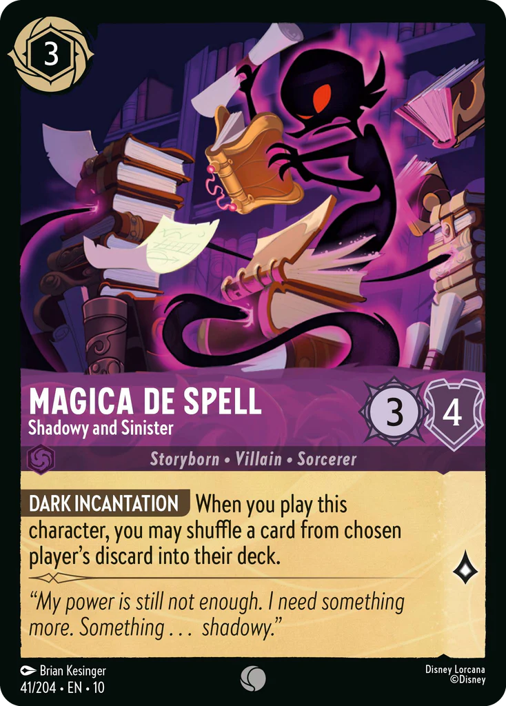 Magica De Spell - Shadowy and Sinister (041/204 - Whispers in the Well) Common