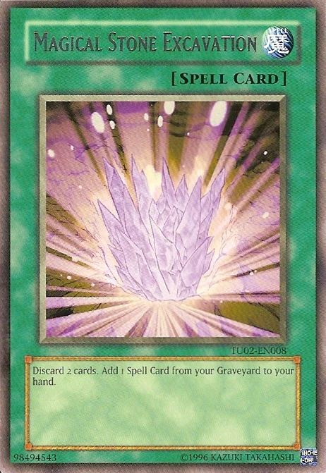 Magical Stone Excavation (TU02-EN008) Rare - Near Mint Unlimited