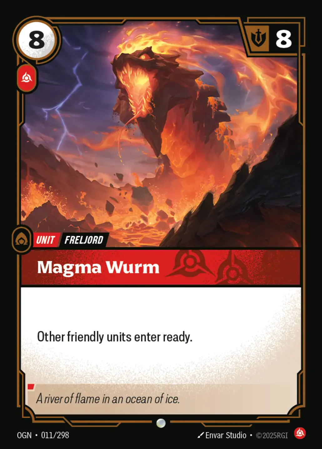 Magma Wurm - 011/298 (OGN) Common