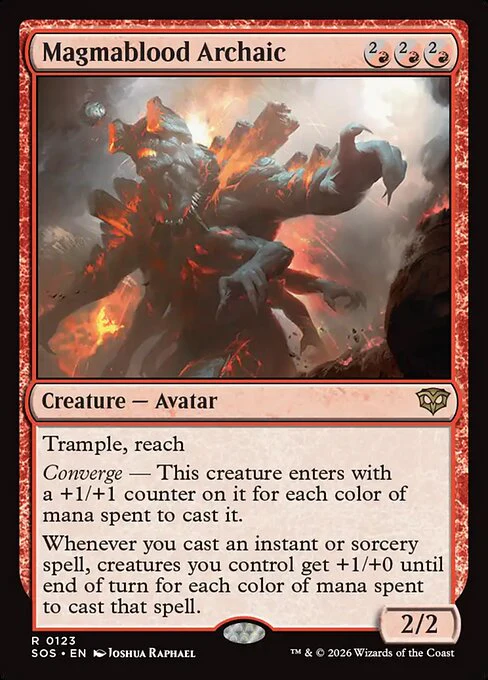 Magmablood Archaic [ #0123 ] (SOS-R)