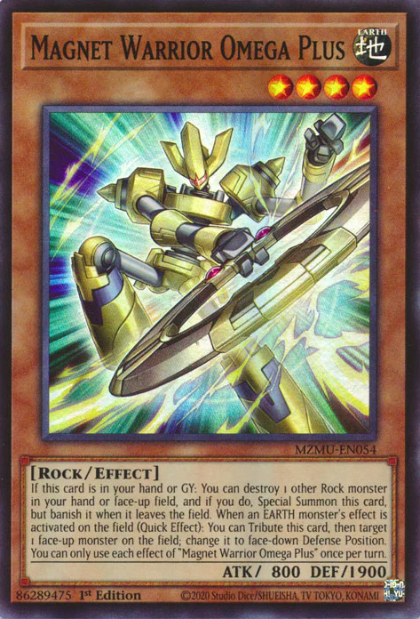 Magnet Warrior Omega Plus (MZMU-EN054)