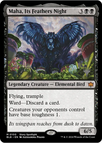 Maha, Its Feathers Night [#0100] (BLB-M-PP)