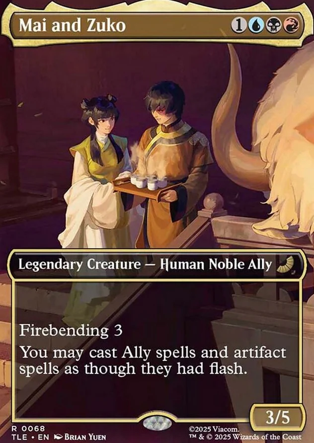 Mai and Zuko [ #0068 Borderless ] (TLE-R) - Image 2