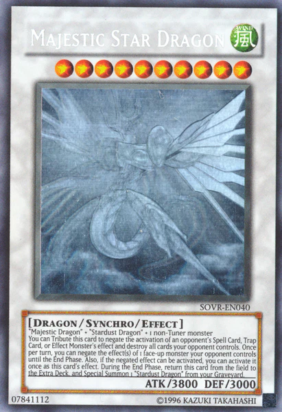 Majestic Star Dragon (SOVR-EN040) Ghost Rare - Light Play Unlimited