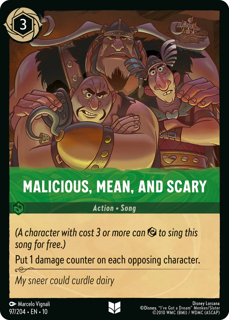 Malicious, Mean, and Scary (097/204 - Whispers in the Well) Uncommon