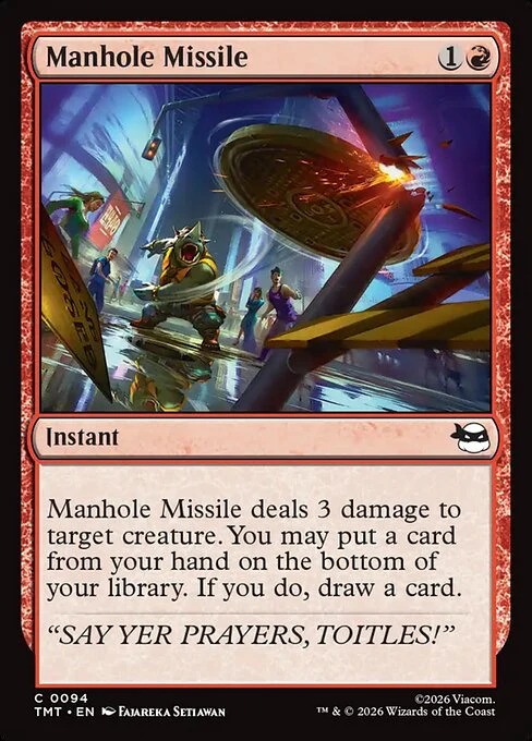 Manhole Missile [ #0094 ] (TMT-C)