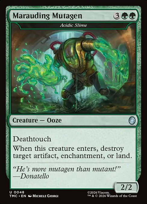 Marauding Mutagen - Acidic Slime [ #0048 Surge Foil ] (TMC-U)