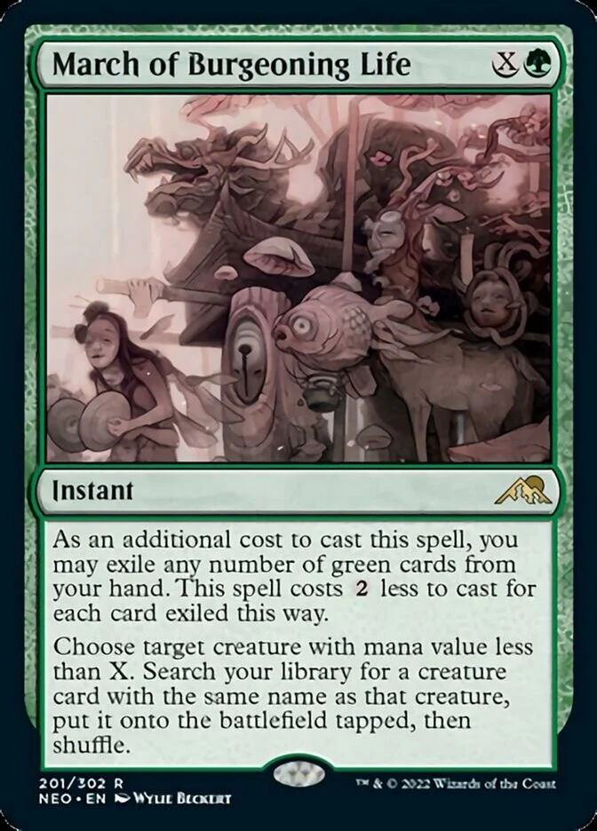 March of Burgeoning Life [ #201/302 ] (NEO-R)