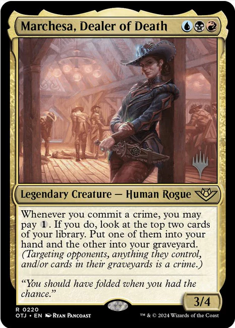 Marchesa, Dealer of Death [#0220] (OTJ-R-PP-FOIL)