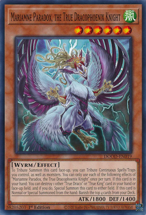 Mariamne Paradox, the True Dracophoenix Knight (DOOD-EN019)