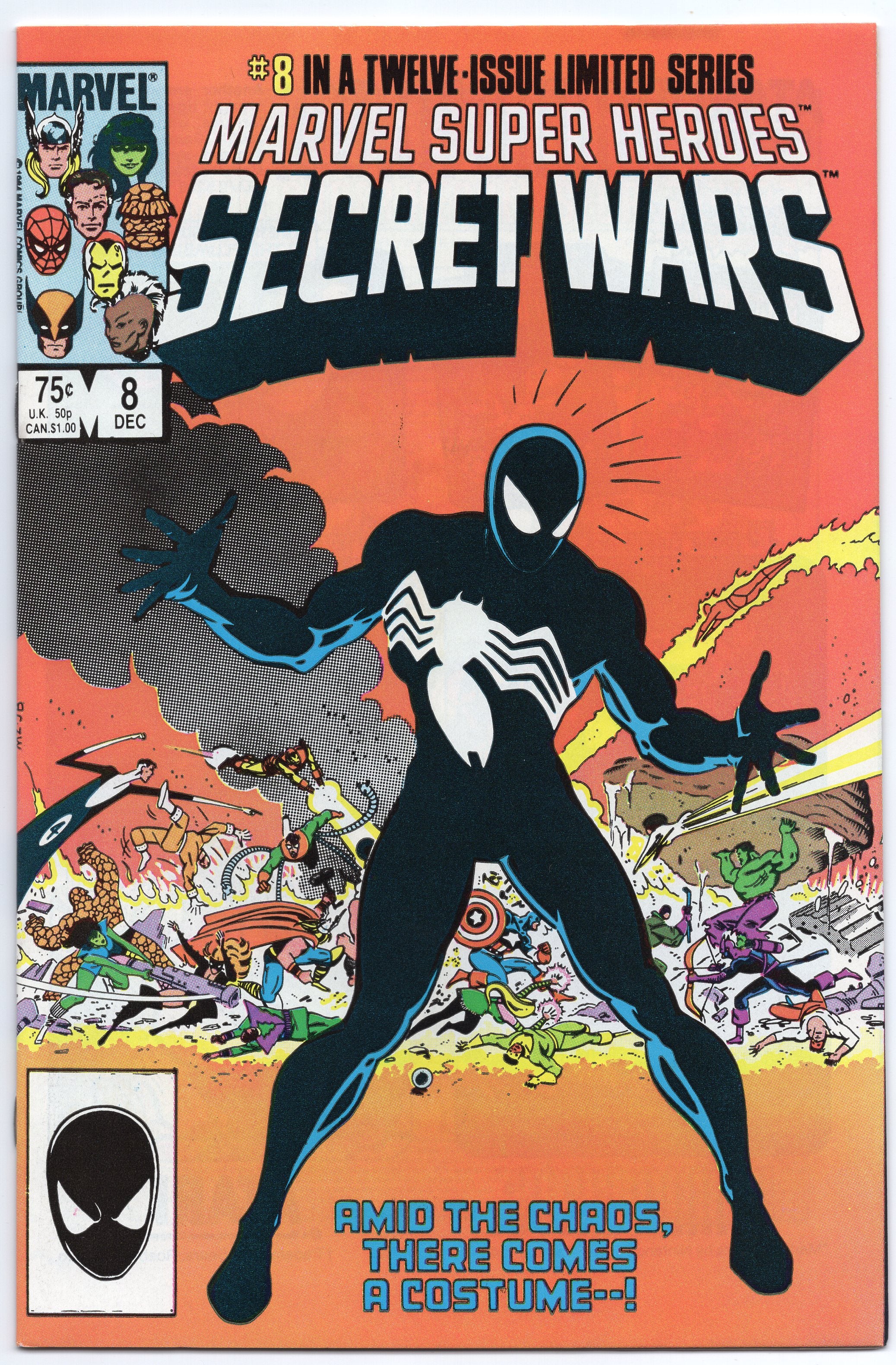 Marvel Super-Heroes: Secret Wars (1984 Series) #8 (9.4) Origin of the Black Symbiote Costume - Image 3