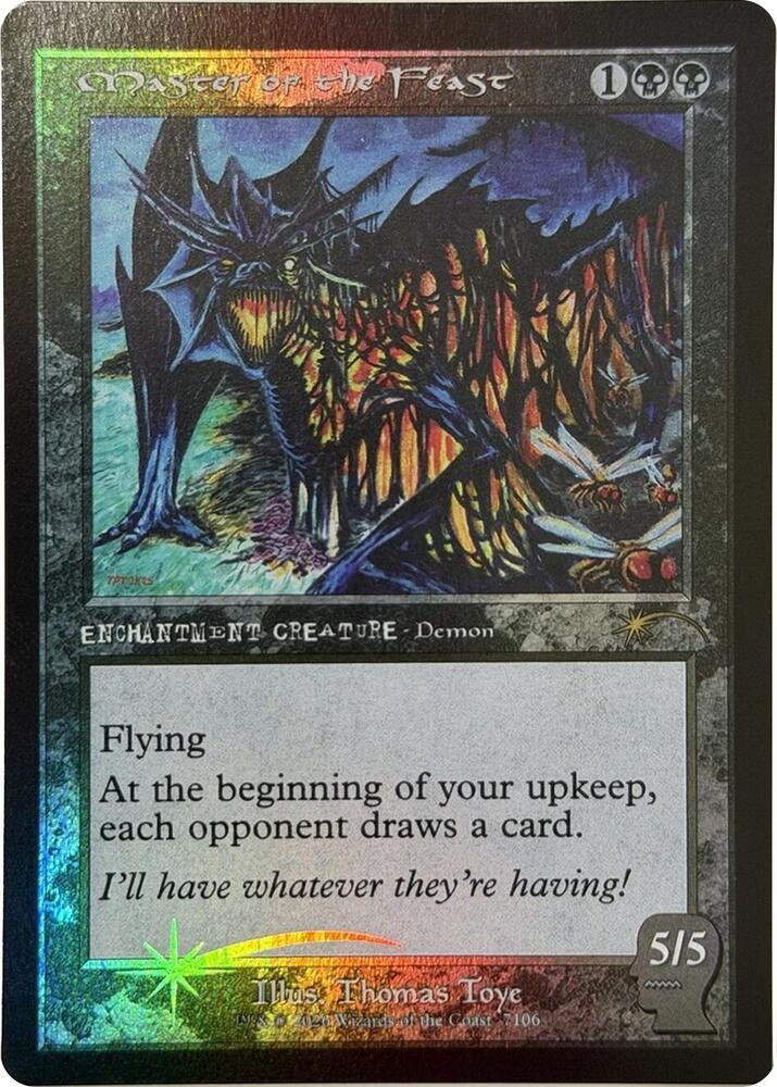 Master of the Feast [ #7106 ] (SLD-R-FOIL) Near Mint