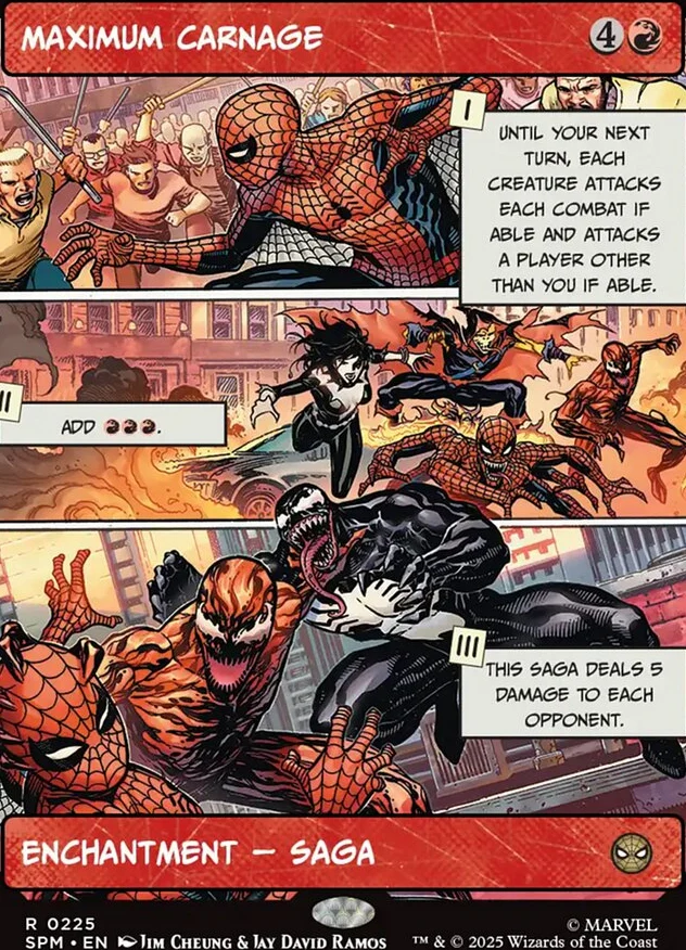 Maximum Carnage [ #0225 Borderless ] (SPM-R) - Image 2