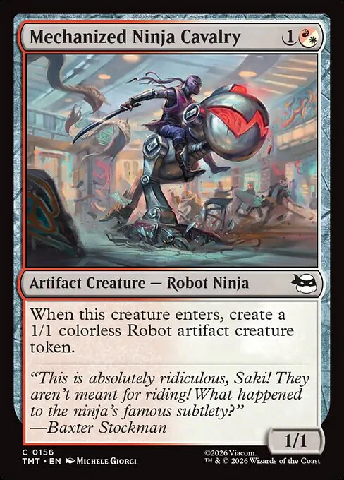 Mechanized Ninja Cavalry [ #0156 ] (TMT-C) - Image 2