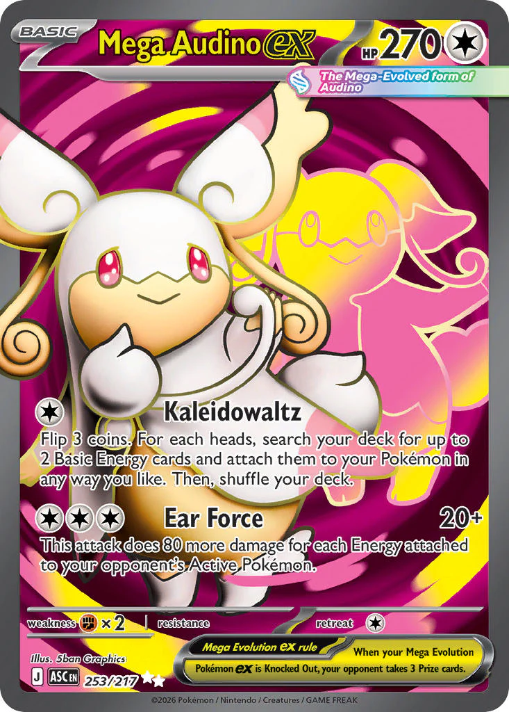Mega Audino ex - 253/217 (ASC) Ultra Rare