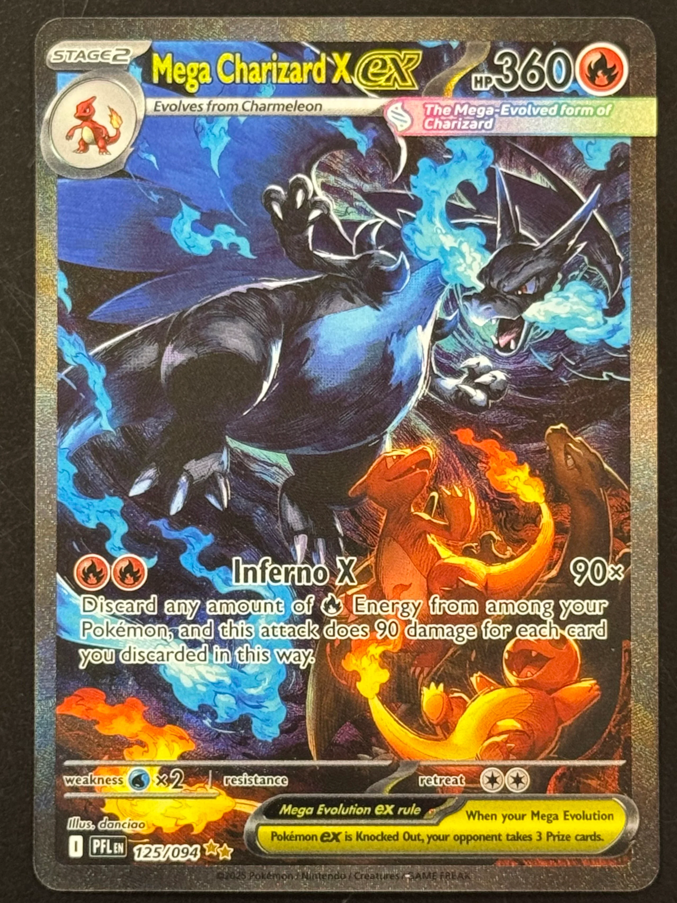 Mega Charizard X ex - 125/094 (PFL) Special Illustration Rare - Image 2