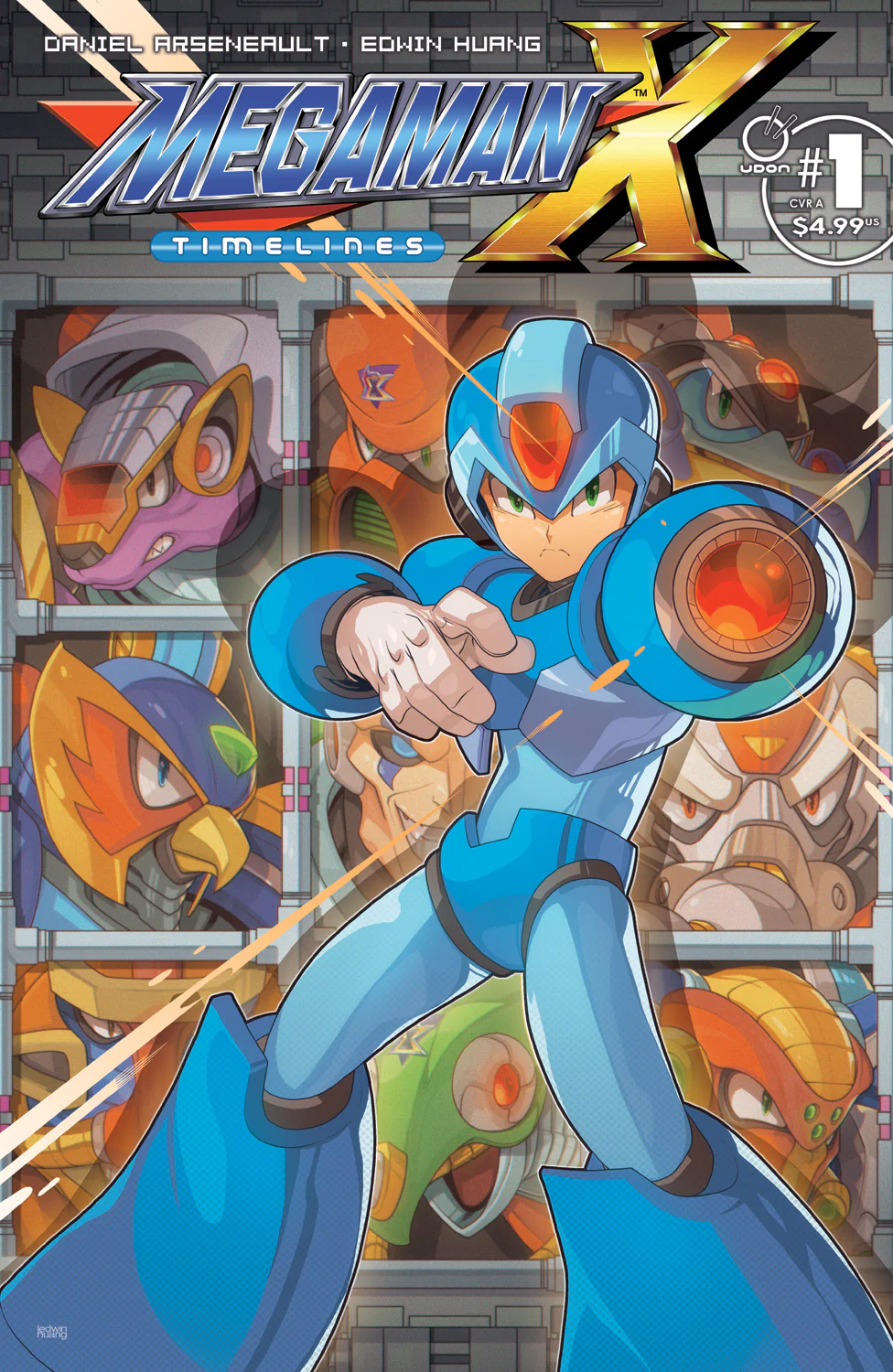 MEGA MAN X TIMELINES #1 (ONE SHOT) CVR A EDWIN HUANG Previously FOC'd on 5/5/2025