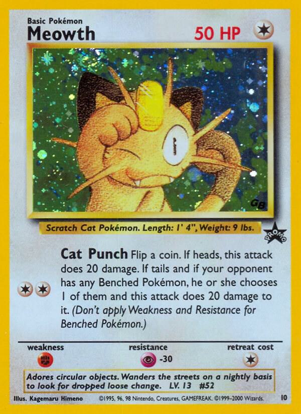 Meowth (10) Promo WoTC Foil - Sealed