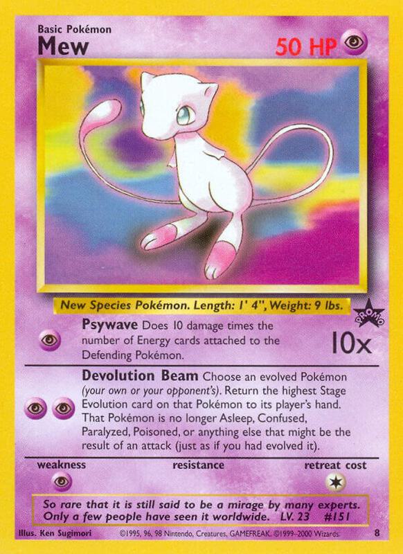 Mewtwo (8) WoTC Promo - Light Play