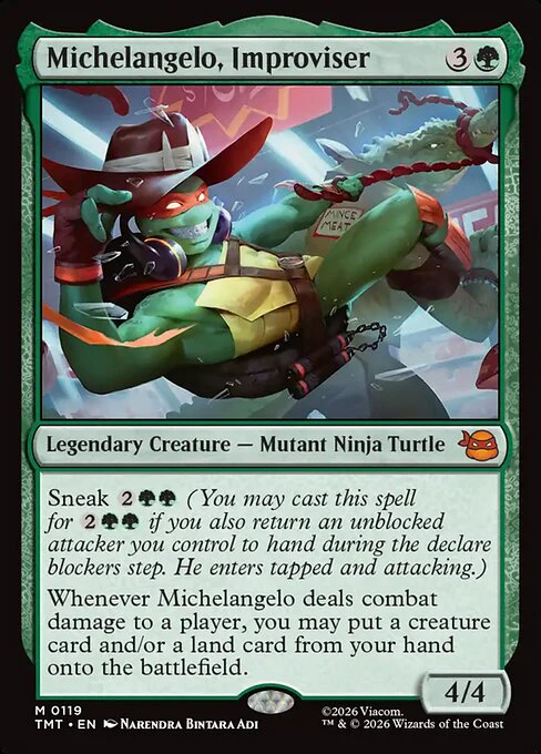 Michelangelo, Improviser [ #0119 ] (TMT-R) - Image 2