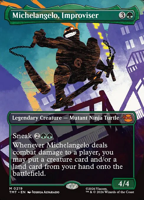 Michelangelo, Improviser [ #0219 Silhouette Borderless ] (TMT-M)