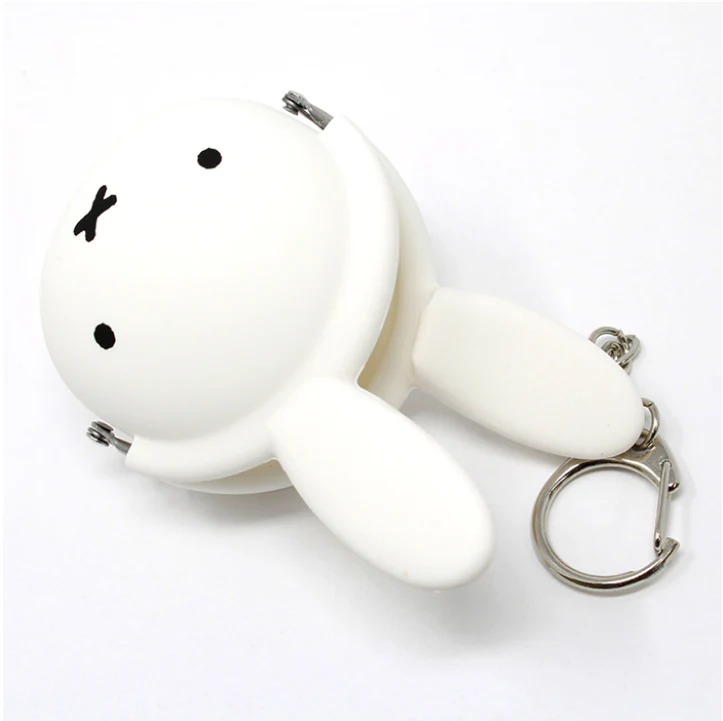 mimi POCHI-BABY miffy Coin Purse Keychain - White - Image 2