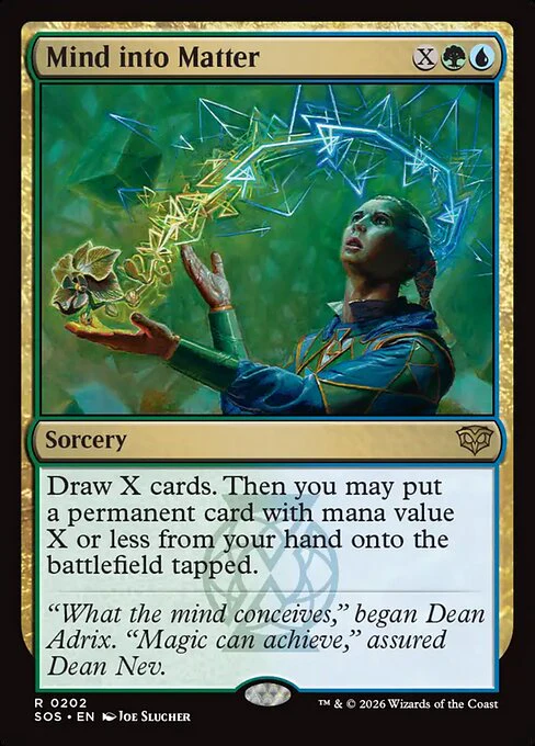 Mind into Matter [ #0202 ] (SOS-R)
