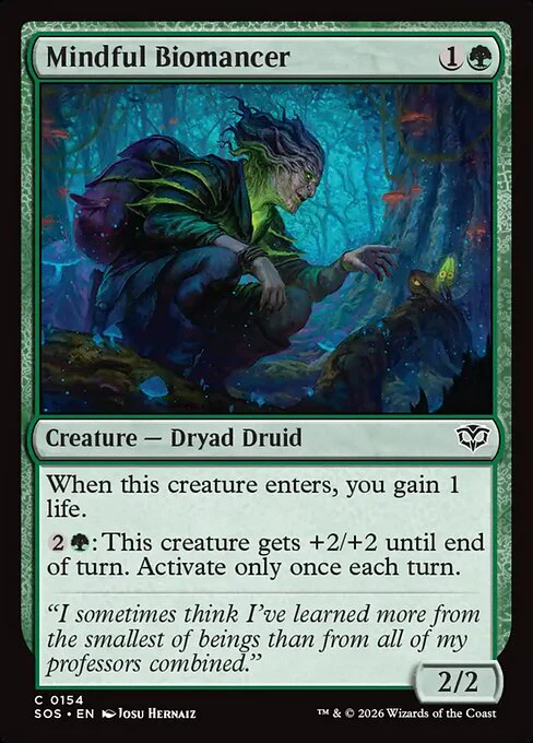 Mindful Biomancer [ #0154 ] (SOS-C)